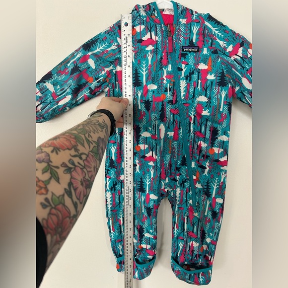 Patagonia Baby Reversible Puff-ball Bunting 12-18 Months - Picture 2 of 9